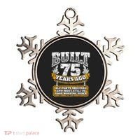 Funny 75th Birthday Present Shirt B-Day Gift Saying Age 75 Year Joke Ornament thumb 0