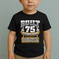 Funny 75th Birthday Present Shirt B-Day Gift Saying Age 75 Year Joke Toddler T-Shirt thumb 2