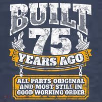 Funny 75th Birthday Present Shirt B-Day Gift Saying Age 75 Year Joke Sweatshirt thumb 3