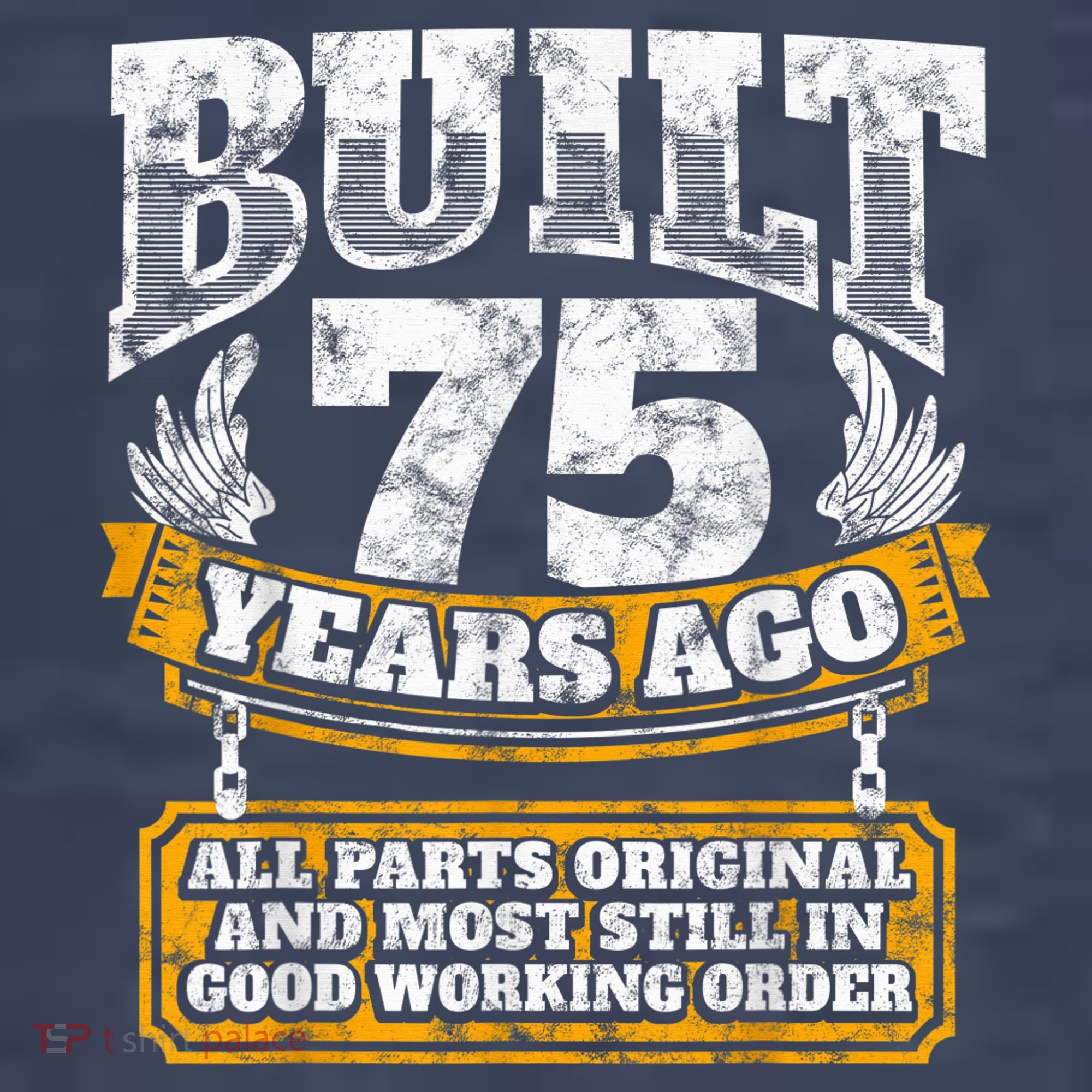 Funny 75th Birthday Present Shirt B-Day Gift Saying Age 75 Year Joke Sweatshirt