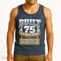 Funny 75th Birthday Present Shirt B-Day Gift Saying Age 75 Year Joke Tank Top thumb 3