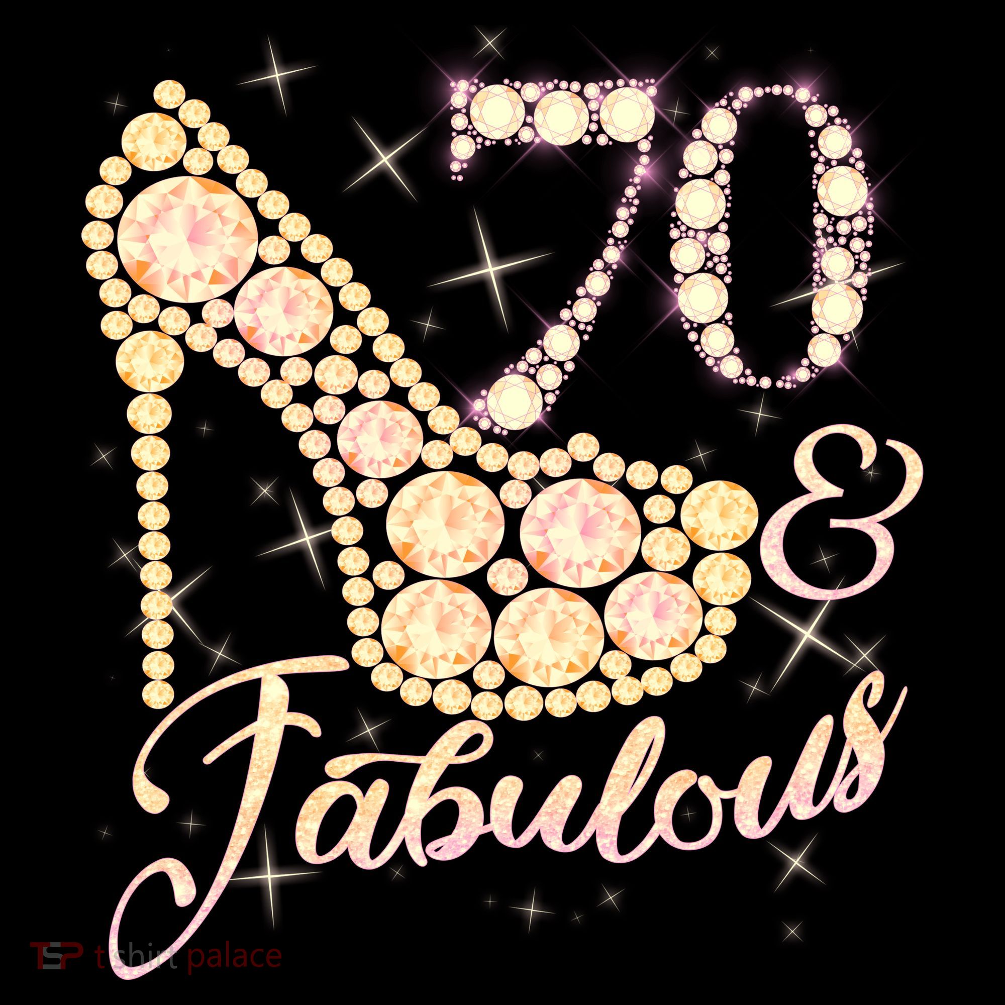 Fabulous & 70 Sparkly Heel 70th Birthday Coffee Mug