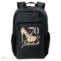 Fabulous & 70 Sparkly Heel 70th Birthday Backpack thumb 0