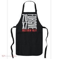 Forgive 70 X 7 Times Seventy Times Seven Jesus Matthew 1822 Apron thumb 0