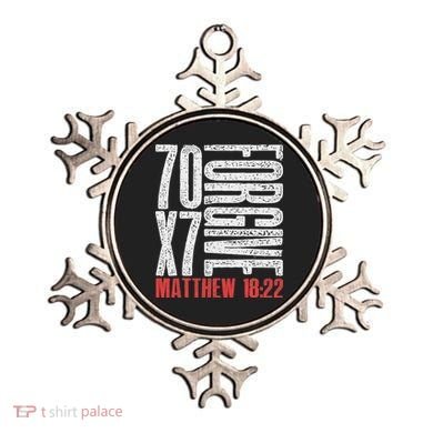 Forgive 70 X 7 Times Seventy Times Seven Jesus Matthew 1822 Ornament