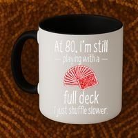 Funny 80th Birthday Gift 80 Year Old Cards Coffee Mug thumb 2