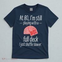 Funny 80th Birthday Gift 80 Year Old Cards T-Shirt thumb 5