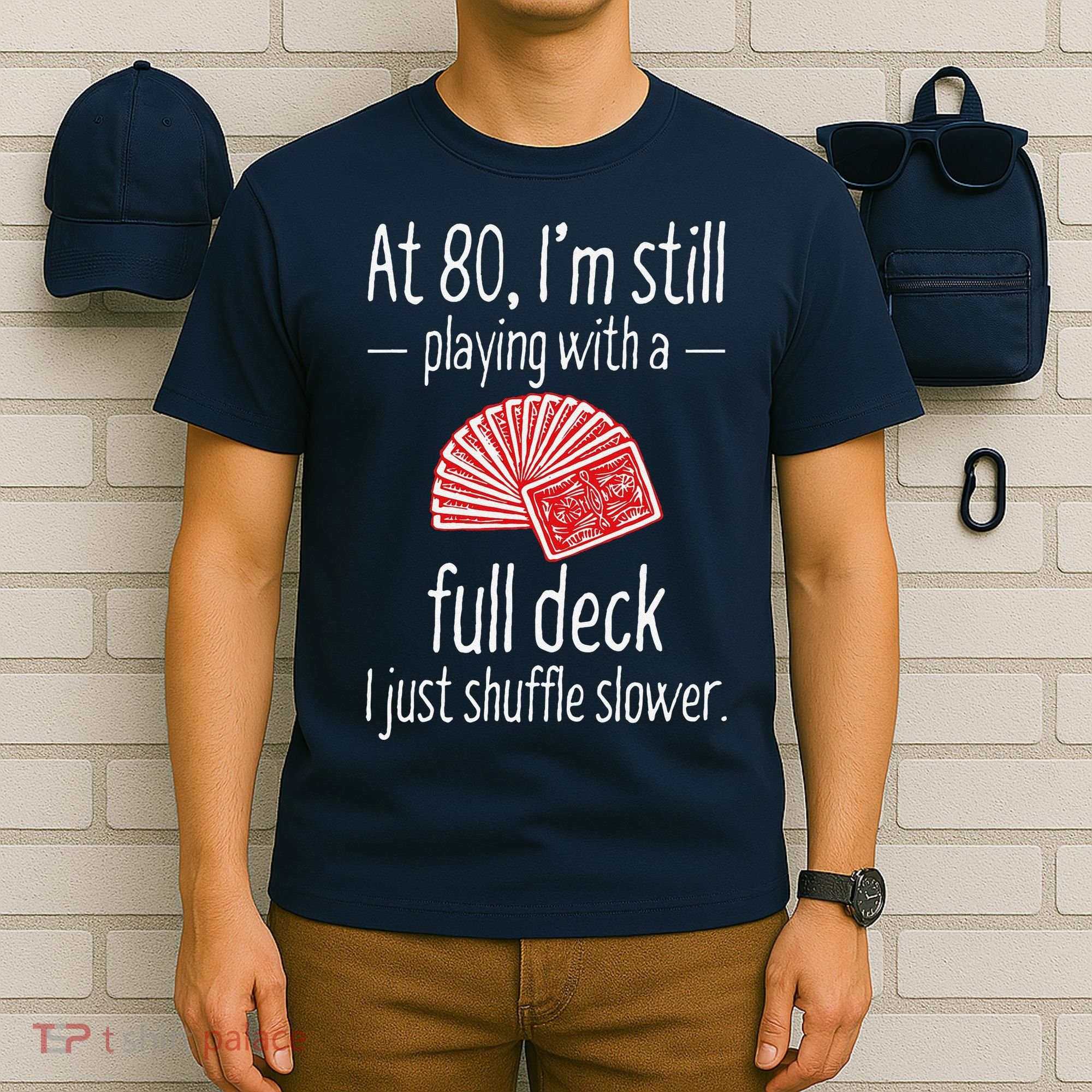 Funny 80th Birthday Gift 80 Year Old Cards T-Shirt