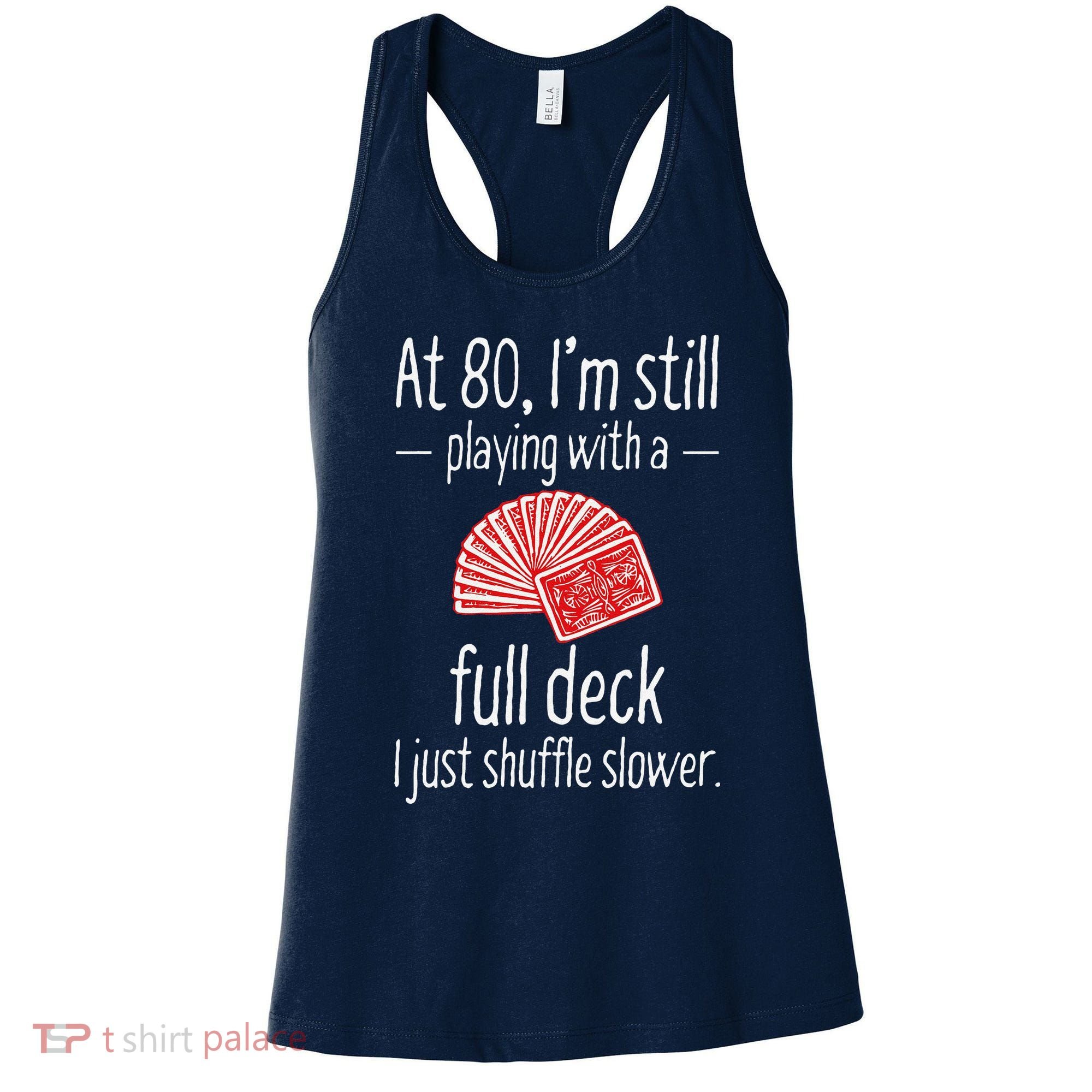 Funny 80th Birthday Gift 80 Year Old Cards Women's Tank Top