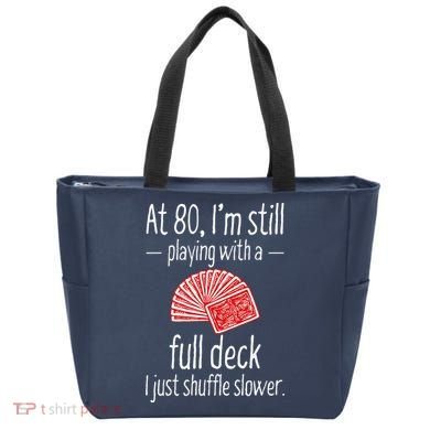 Funny 80th Birthday Gift 80 Year Old Cards Tote Bag
