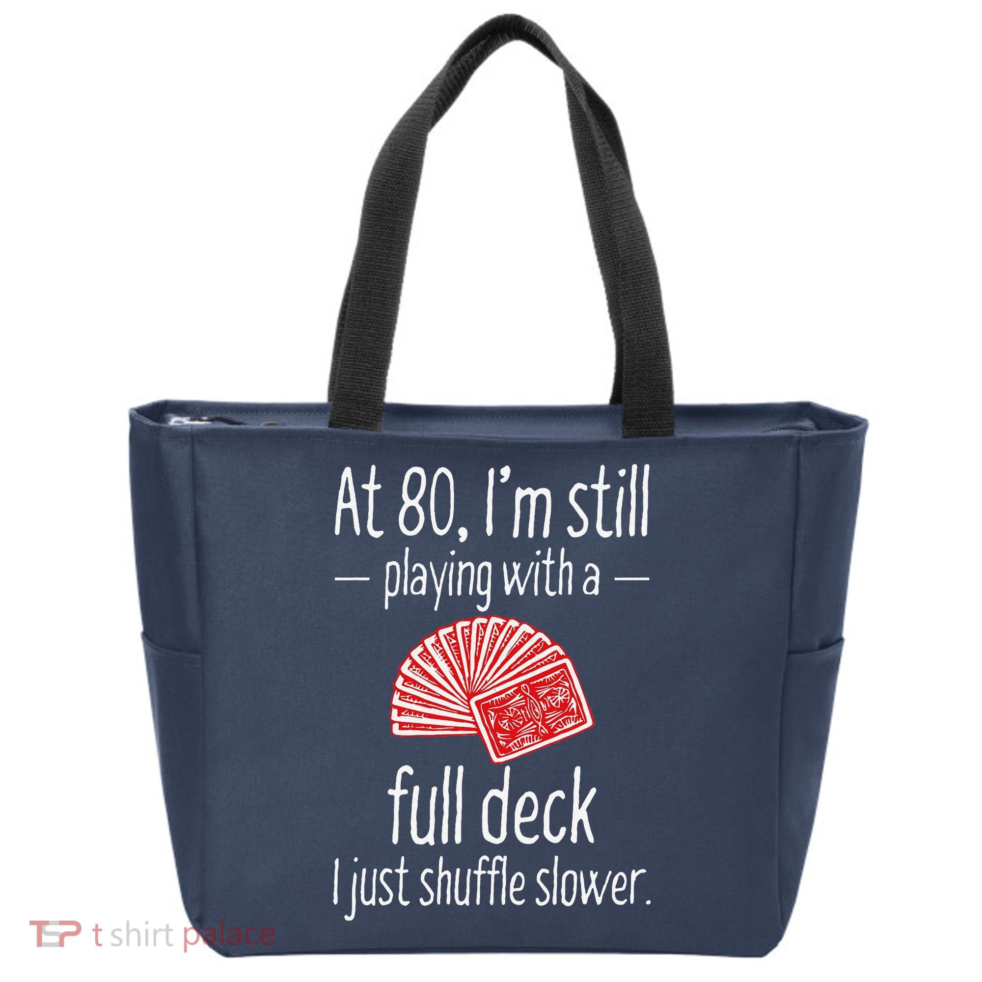 Funny 80th Birthday Gift 80 Year Old Cards Tote Bag