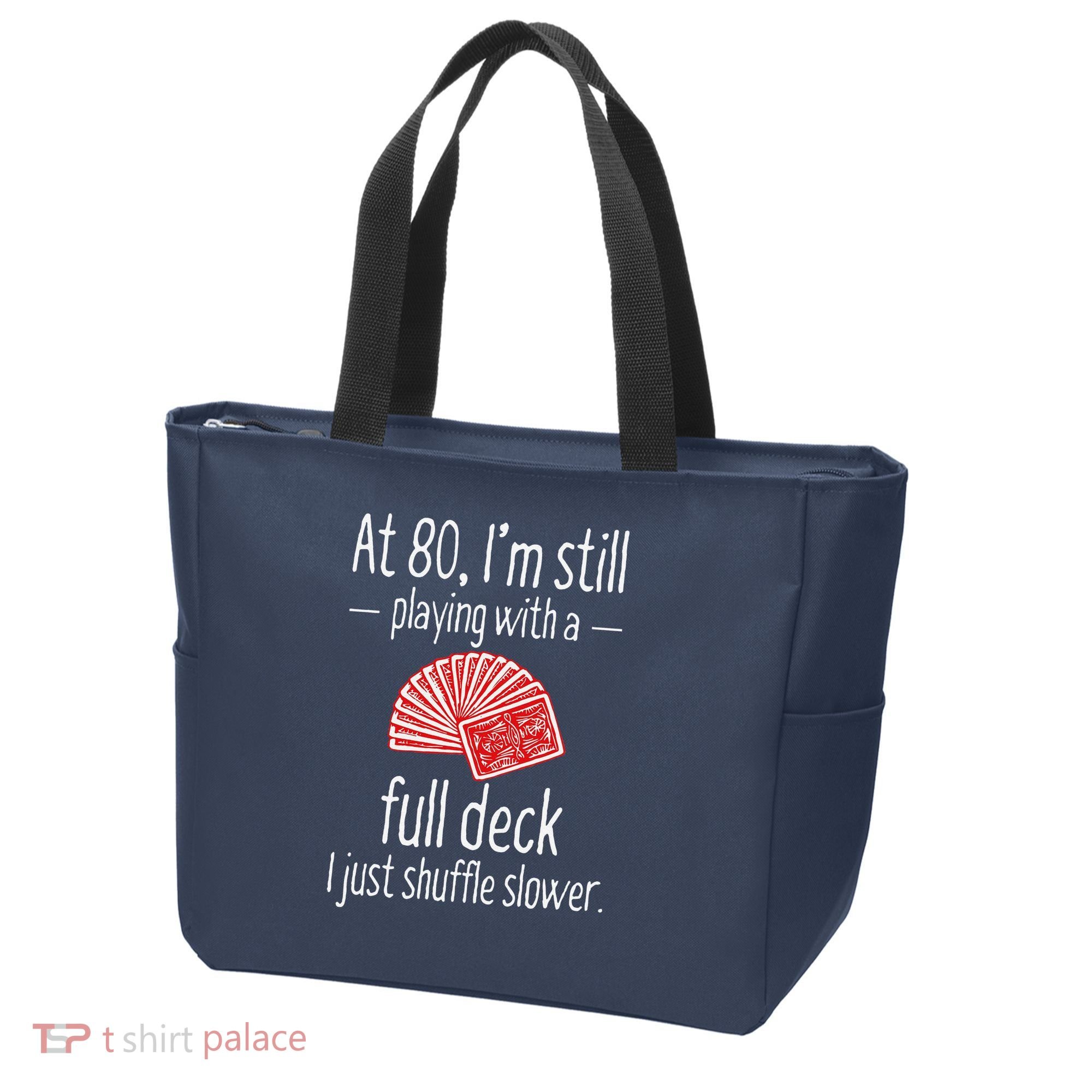 Funny 80th Birthday Gift 80 Year Old Cards Tote Bag