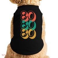 Funny 80th Birthday Retro Doggie Tank thumb 0