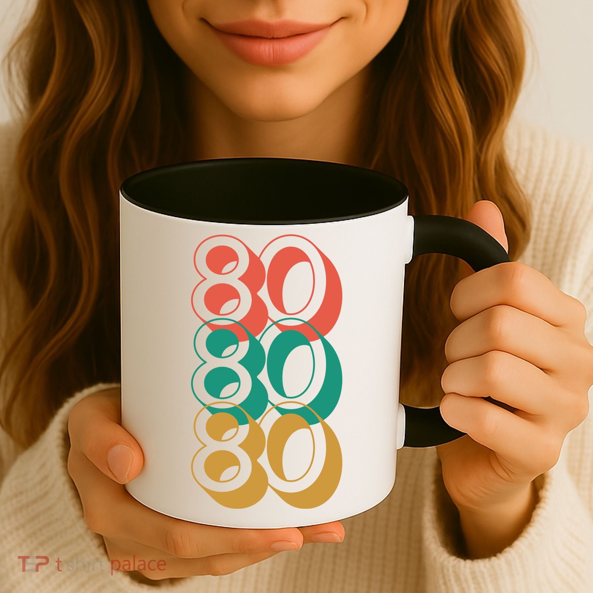 Funny 80th Birthday Retro Coffee Mug