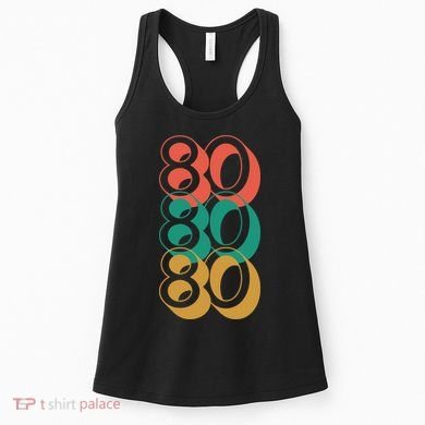 Funny 80th Birthday Retro Women's Tank Top