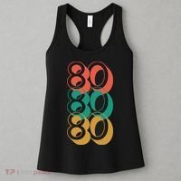 Funny 80th Birthday Retro Women's Tank Top thumb 3