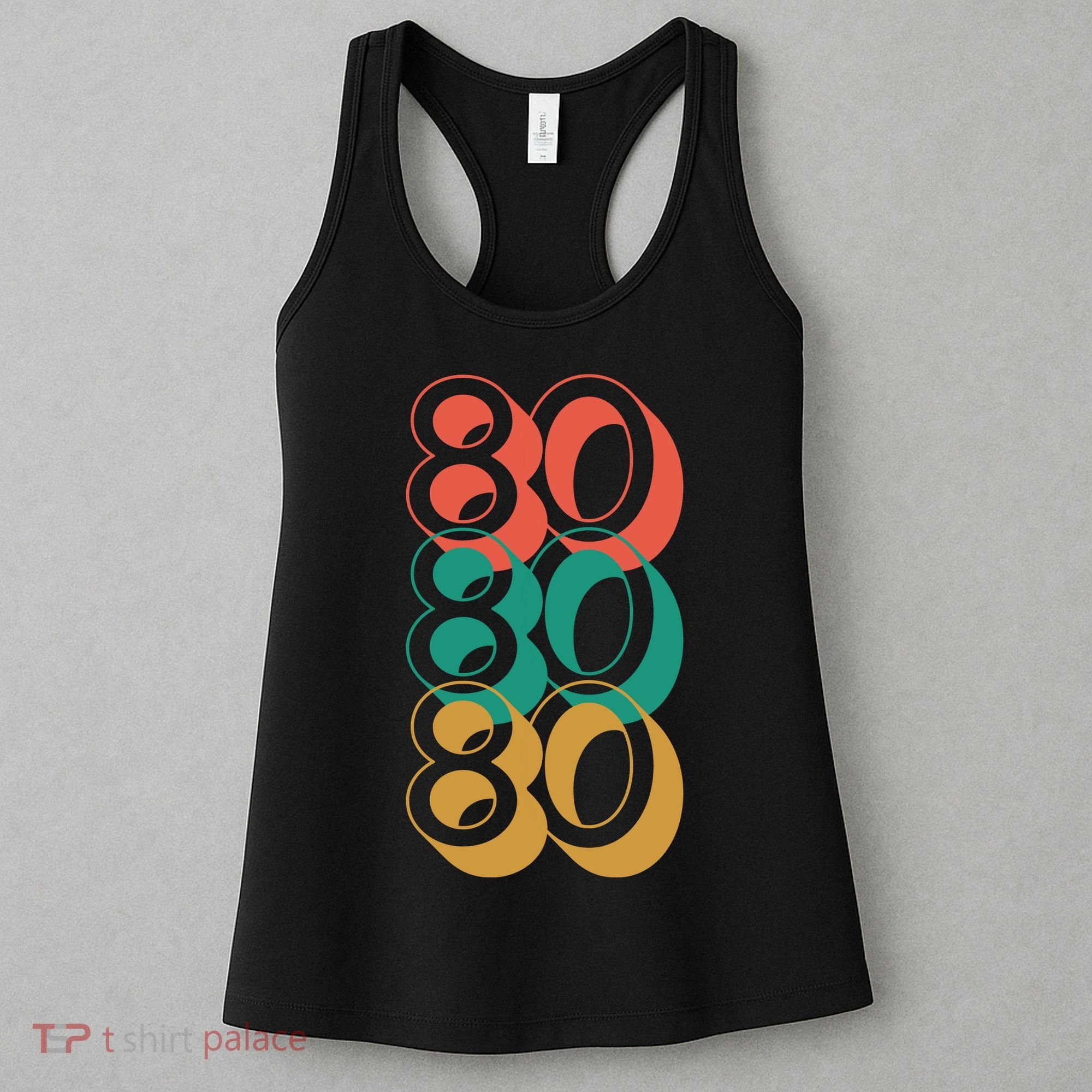 Funny 80th Birthday Retro Women's Tank Top