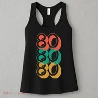 Funny 80th Birthday Retro Women's Tank Top thumb 3