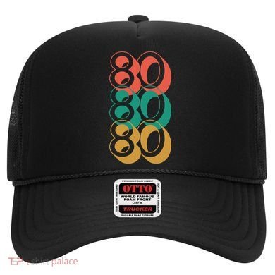 Funny 80th Birthday Retro Hat
