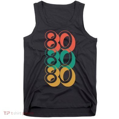 Funny 80th Birthday Retro Tank Top