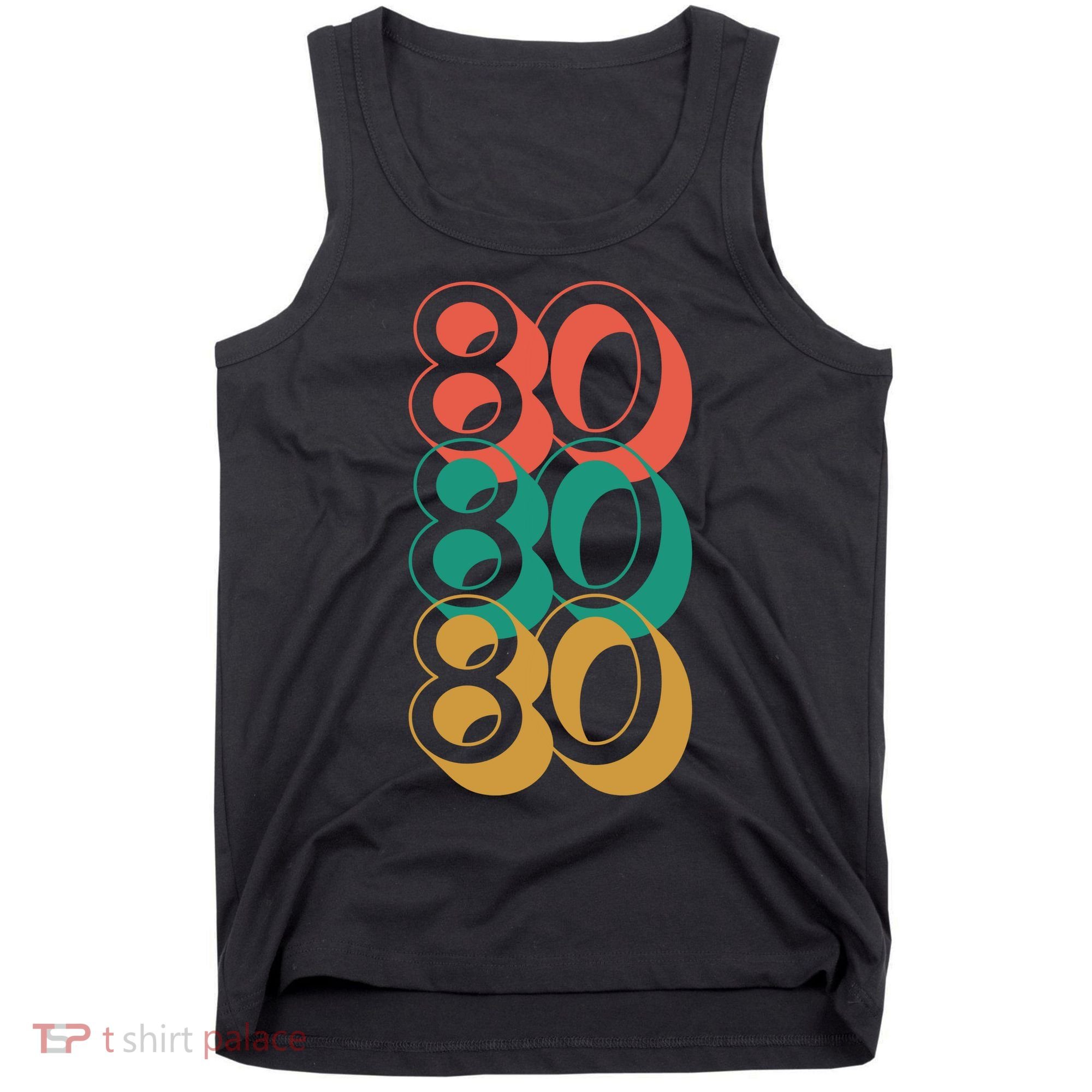 Funny 80th Birthday Retro Tank Top