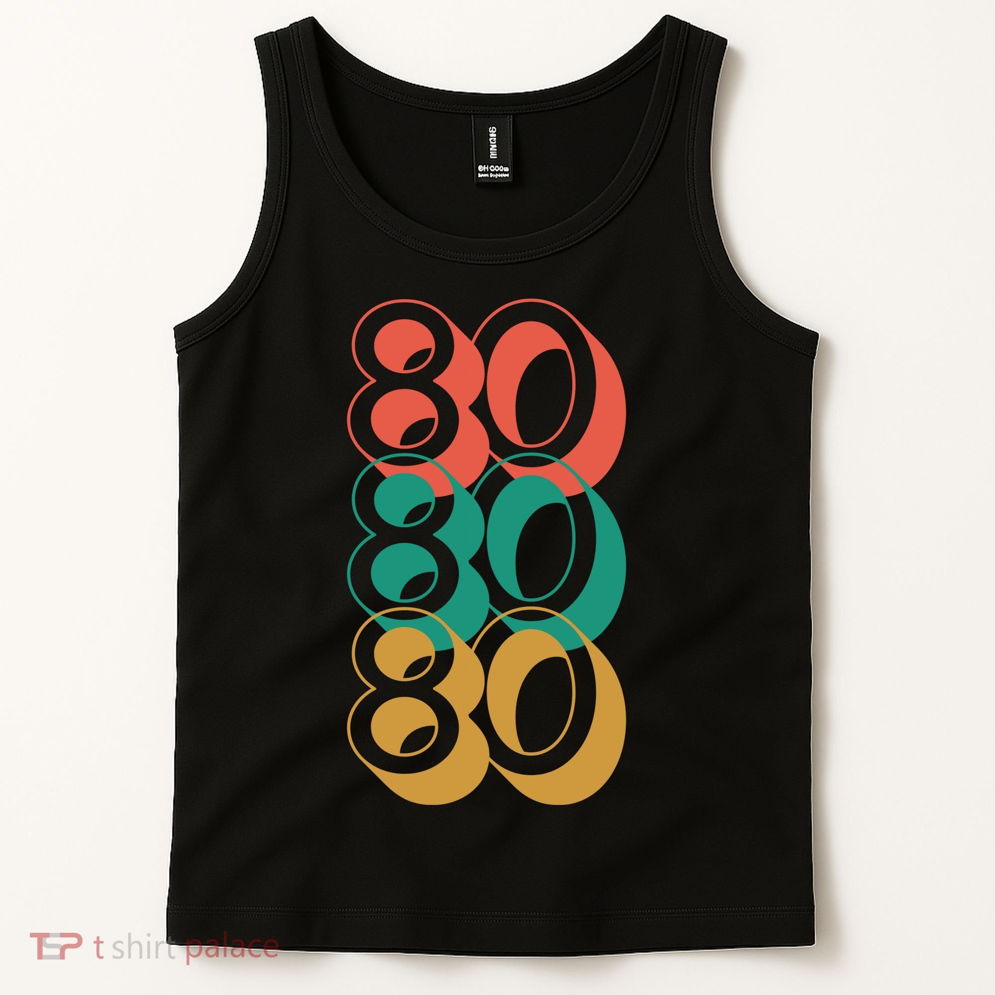 Funny 80th Birthday Retro Tank Top