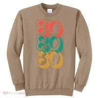 Funny 80th Birthday Retro Sweatshirt thumb 0