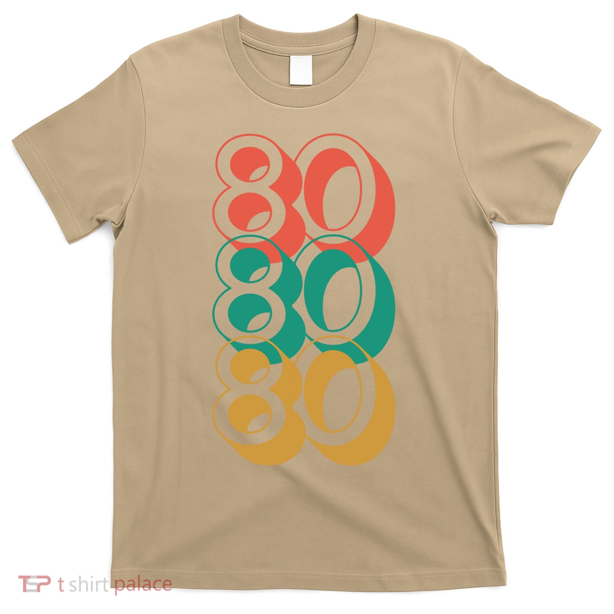 Funny 80th Birthday Retro T-Shirt