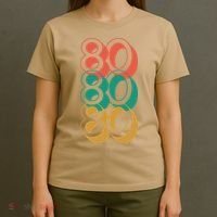 Funny 80th Birthday Retro T-Shirt thumb 4