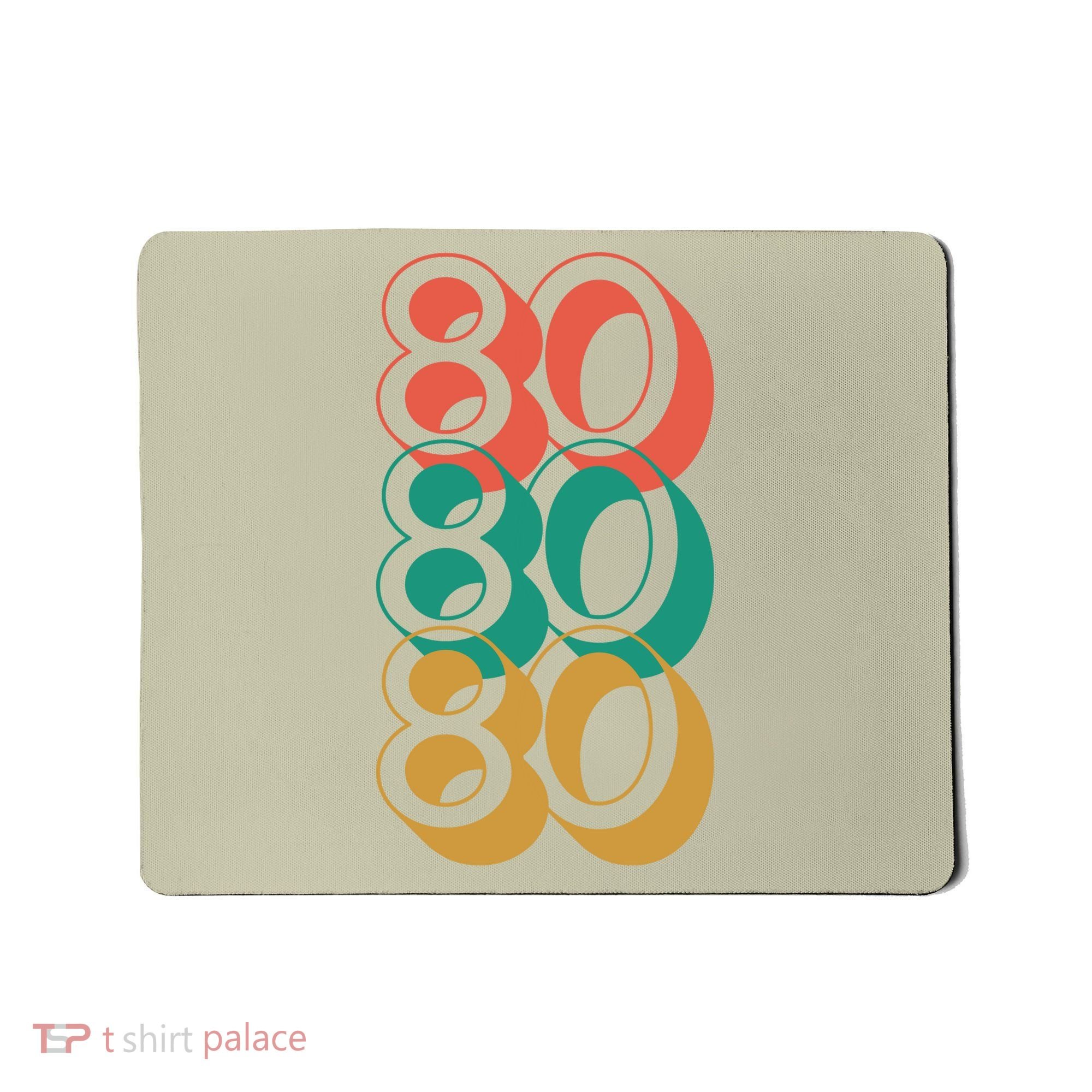 Funny 80th Birthday Retro Mousepad