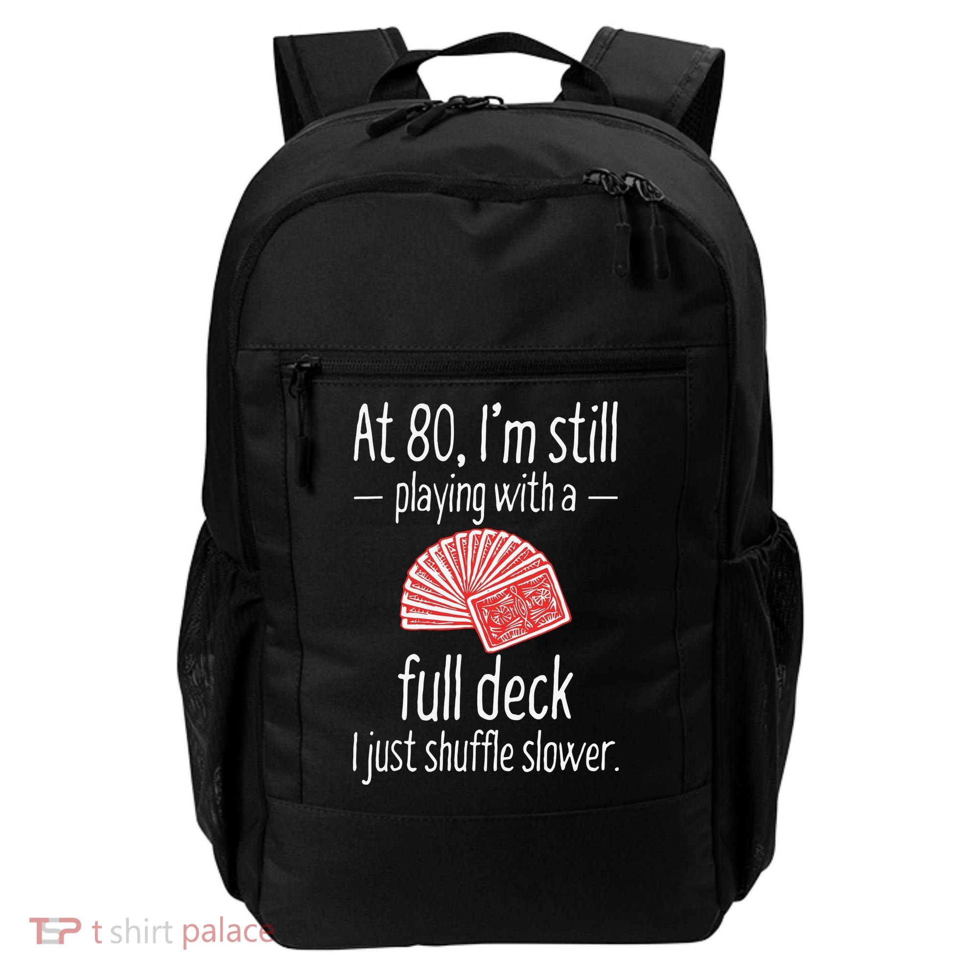 Funny 80th Birthday Gift 80 Year Old Cards Backpack