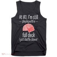 Funny 80th Birthday Gift 80 Year Old Cards Tank Top thumb 0