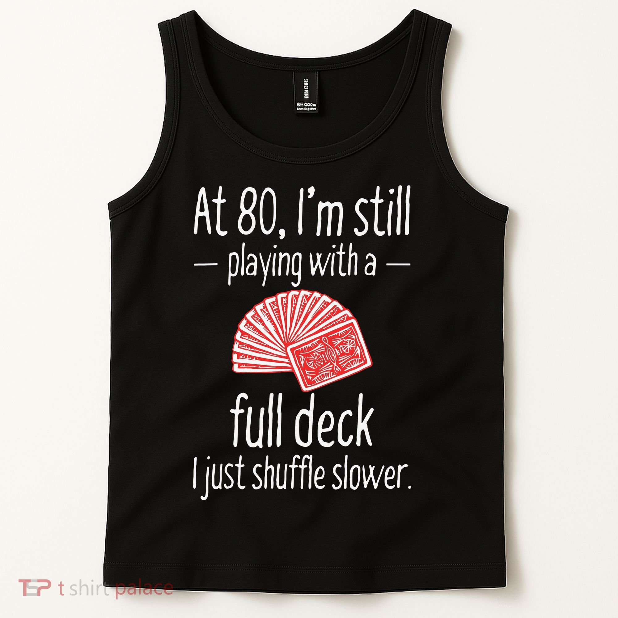 Funny 80th Birthday Gift 80 Year Old Cards Tank Top