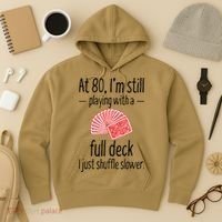 Funny 80th Birthday Gift 80 Year Old Cards Hoodie thumb 3