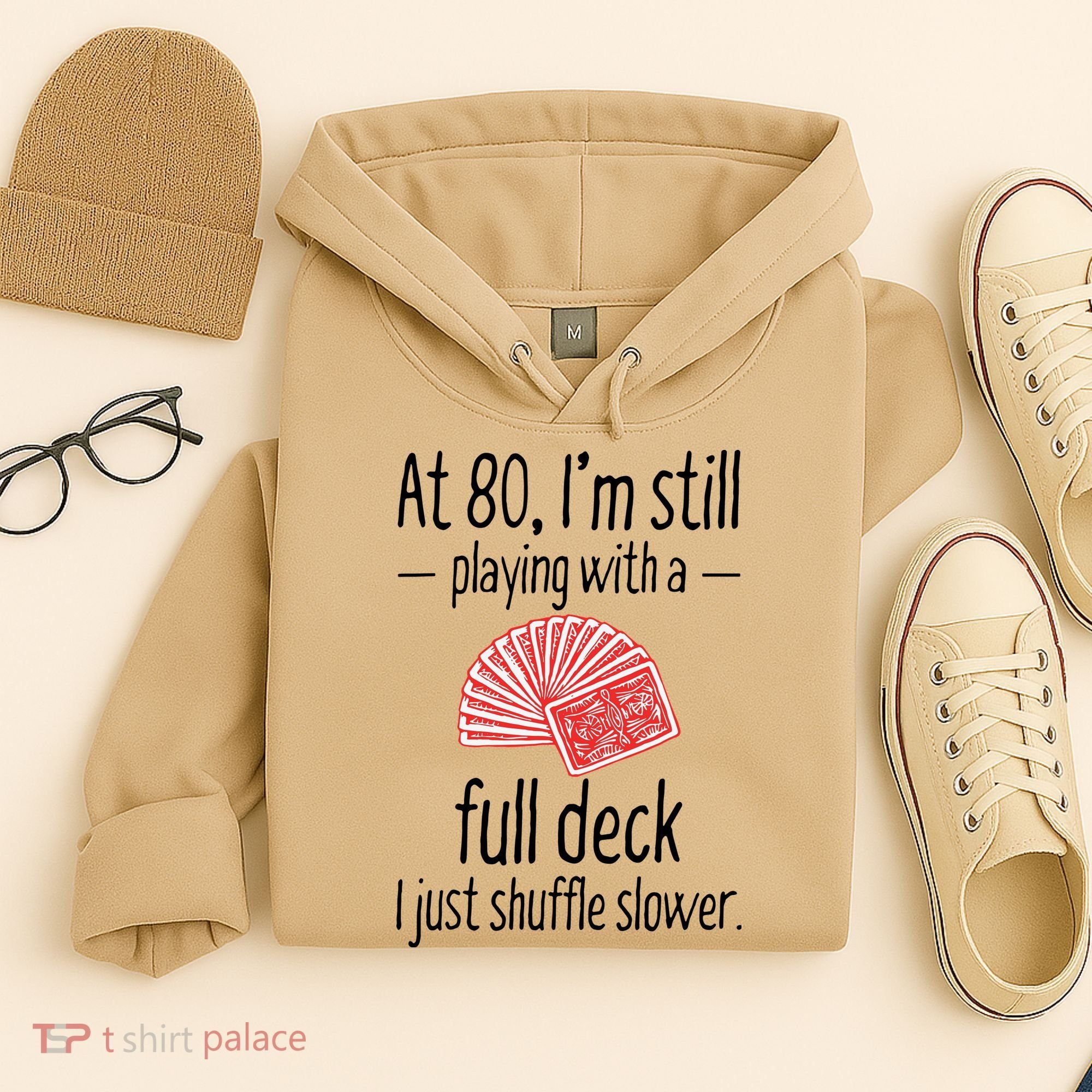 Funny 80th Birthday Gift 80 Year Old Cards Hoodie