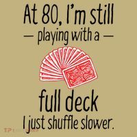 Funny 80th Birthday Gift 80 Year Old Cards Long Sleeve Shirt thumb 2