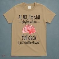 Funny 80th Birthday Gift 80 Year Old Cards T-Shirt thumb 5