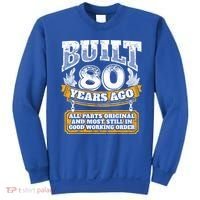 Funny 80th Birthday Gift BDay Gift Saying Age 80 Year Joke Sweatshirt thumb 0