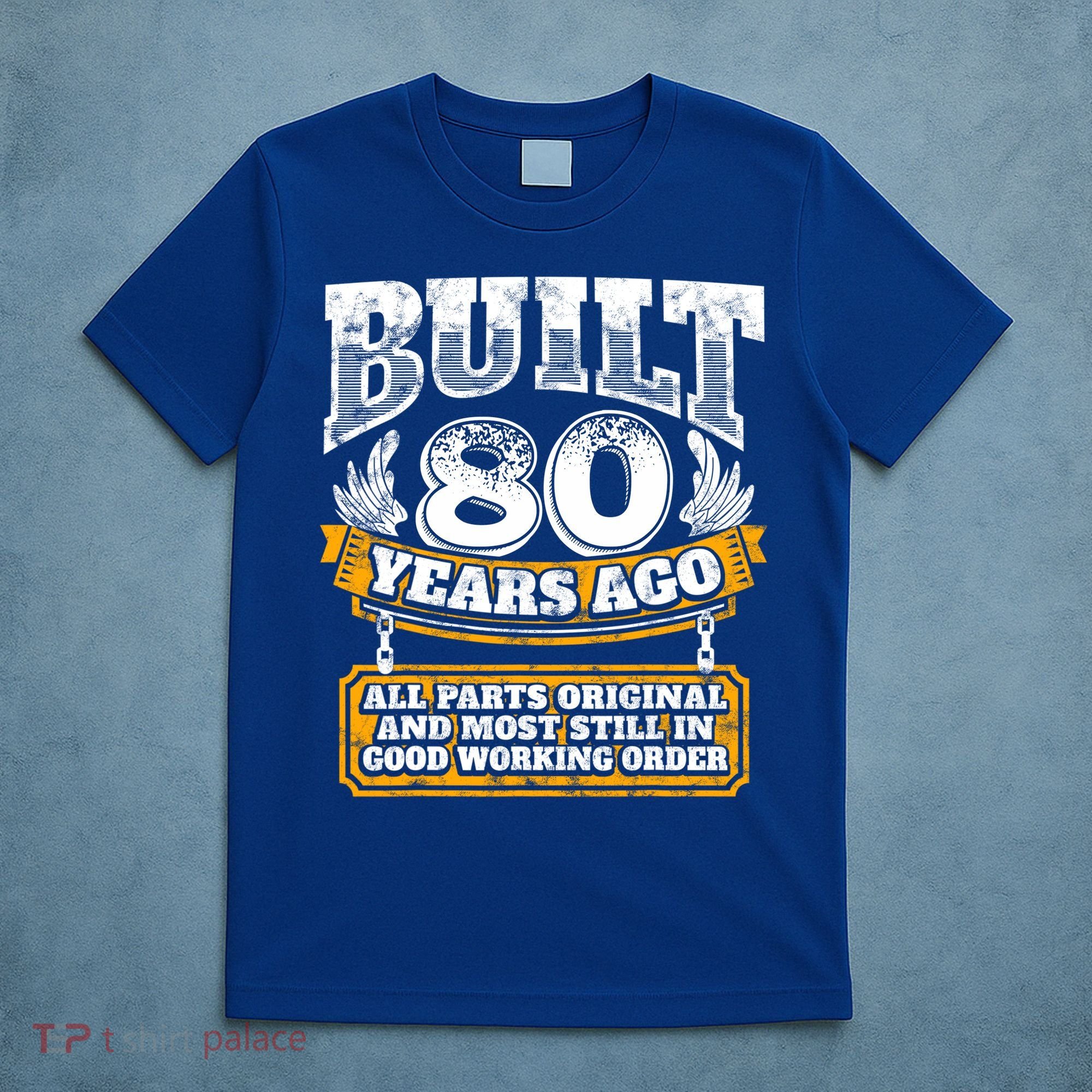 Funny 80th Birthday Gift BDay Gift Saying Age 80 Year Joke T-Shirt