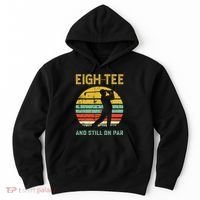 Funny 80th Birthday Golf Pun Golfing 80 Year Old Golfer Hoodie thumb 0