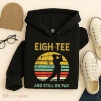 Funny 80th Birthday Golf Pun Golfing 80 Year Old Golfer Hoodie thumb 4