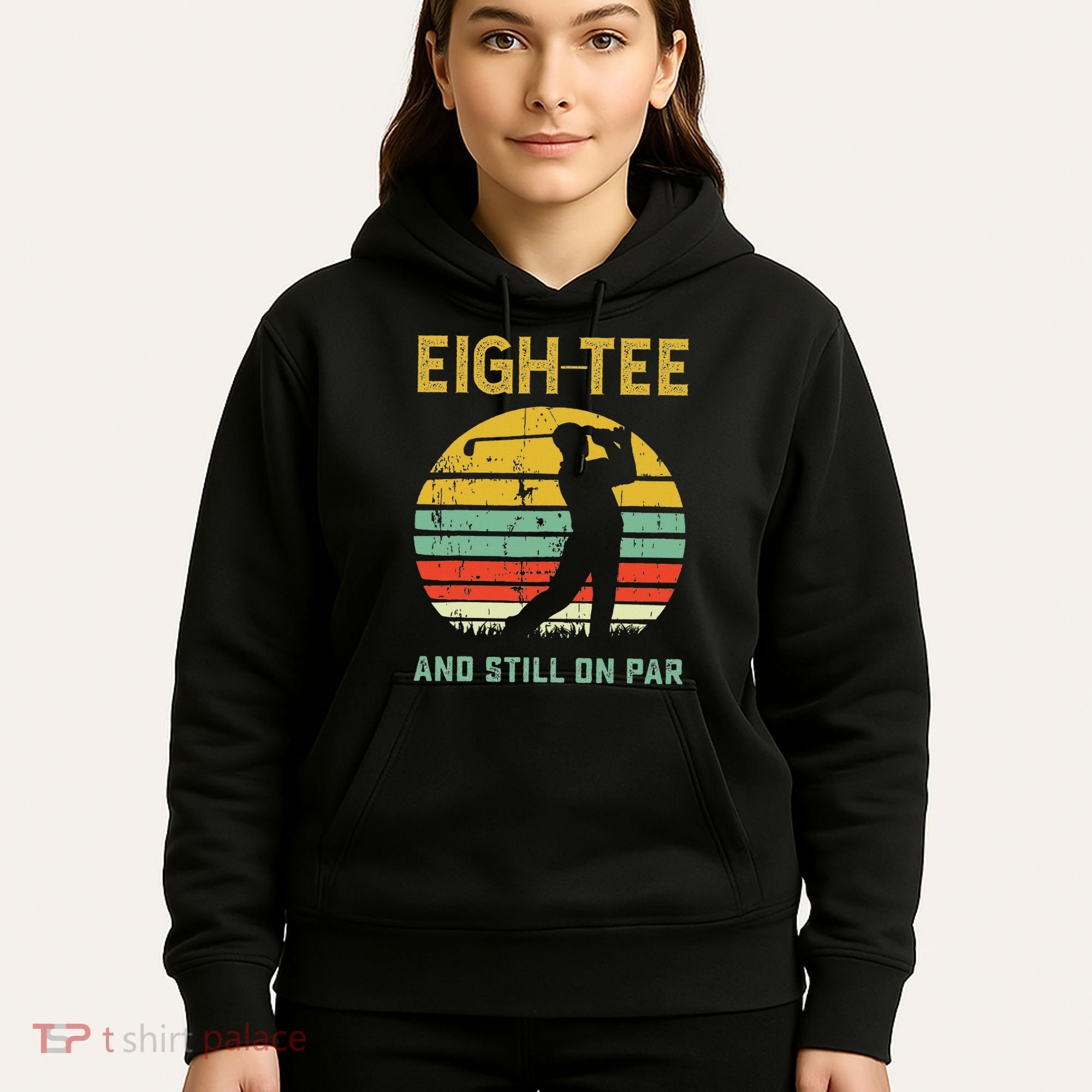 Funny 80th Birthday Golf Pun Golfing 80 Year Old Golfer Hoodie