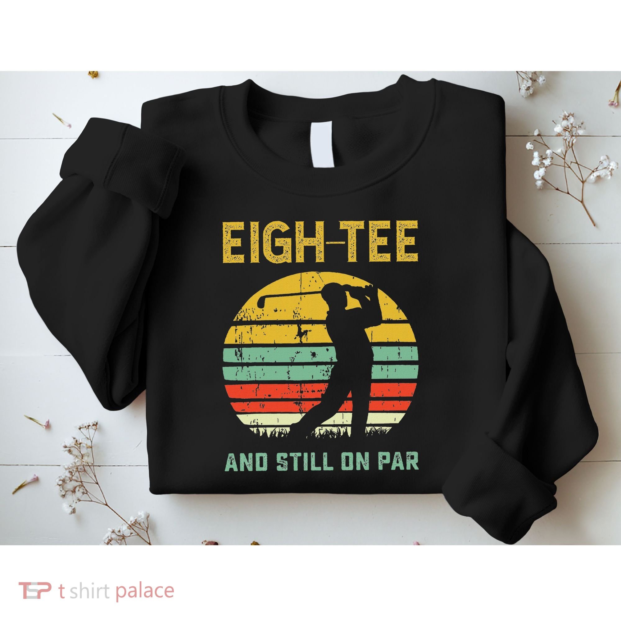 Funny 80th Birthday Golf Pun Golfing 80 Year Old Golfer Sweatshirt