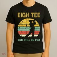 Funny 80th Birthday Golf Pun Golfing 80 Year Old Golfer T-Shirt thumb 3