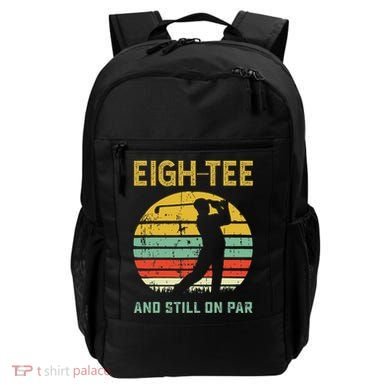 Funny 80th Birthday Golf Pun Golfing 80 Year Old Golfer Backpack