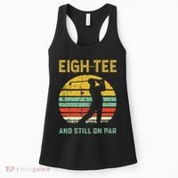 Funny 80th Birthday Golf Pun Golfing 80 Year Old Golfer Women's Tank Top thumb 0