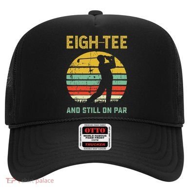 Funny 80th Birthday Golf Pun Golfing 80 Year Old Golfer Hat
