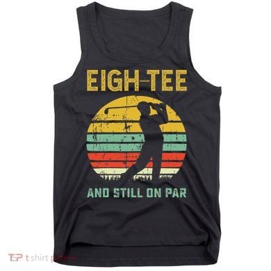 Funny 80th Birthday Golf Pun Golfing 80 Year Old Golfer Tank Top