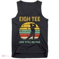Funny 80th Birthday Golf Pun Golfing 80 Year Old Golfer Tank Top thumb 0