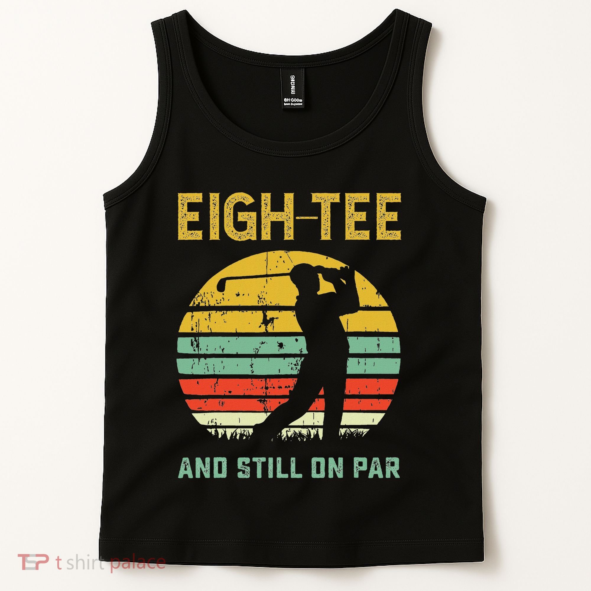 Funny 80th Birthday Golf Pun Golfing 80 Year Old Golfer Tank Top